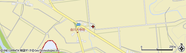 福島県喜多方市塩川町金橋（木田橋）周辺の地図