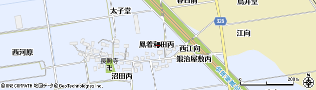 福島県湯川村（河沼郡）湊（鳳着和田）周辺の地図