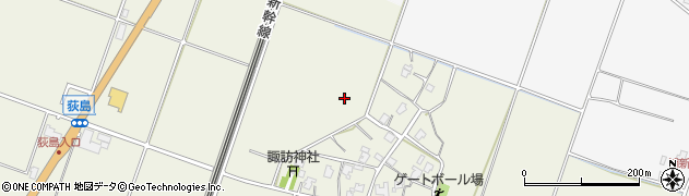 新潟県三条市栄荻島周辺の地図