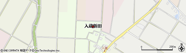 新潟県三条市入蔵新田周辺の地図
