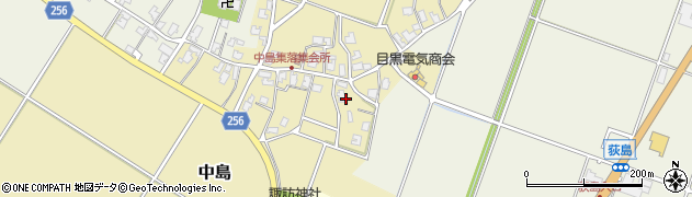 新潟県三条市中島周辺の地図