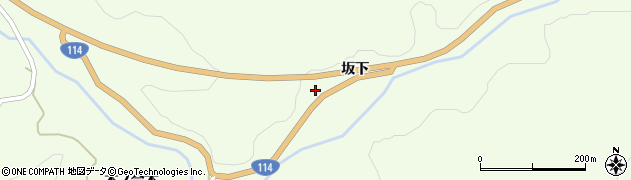 国道１１４号線周辺の地図