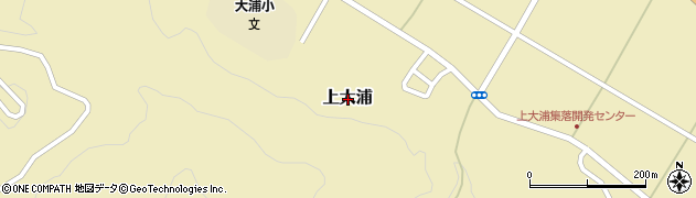 新潟県三条市上大浦周辺の地図