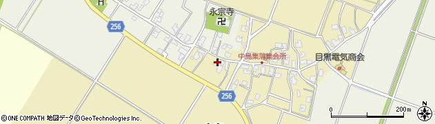 新潟県三条市中島375周辺の地図