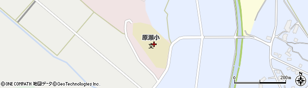 二本松市立原瀬小学校周辺の地図