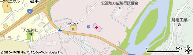 ニラク二本松店周辺の地図