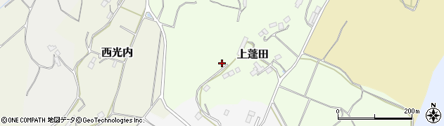 福島県二本松市上蓬田185周辺の地図