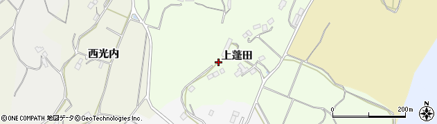 福島県二本松市上蓬田243周辺の地図