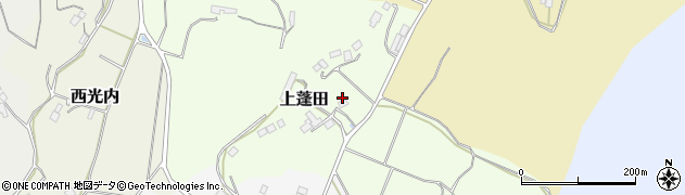 福島県二本松市上蓬田259周辺の地図
