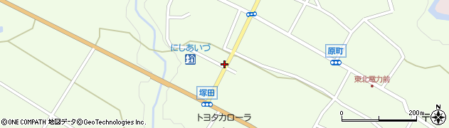 福島県西会津町（耶麻郡）野沢（下條）周辺の地図