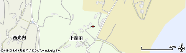 福島県二本松市上蓬田284周辺の地図
