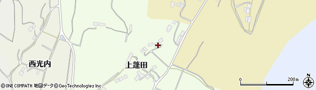 福島県二本松市上蓬田266周辺の地図