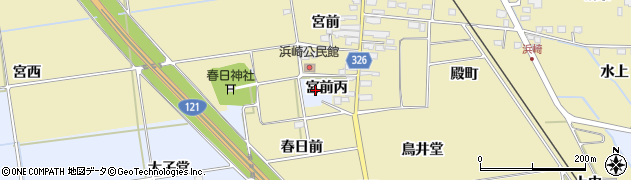 福島県湯川村（河沼郡）湊（宮前丙）周辺の地図