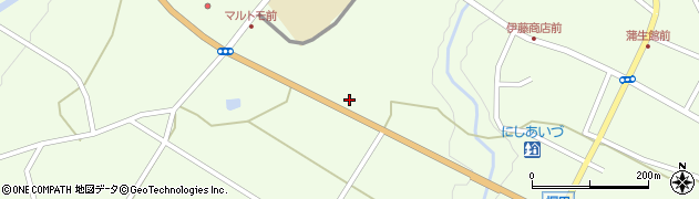 福島県西会津町（耶麻郡）野沢（牧道南）周辺の地図