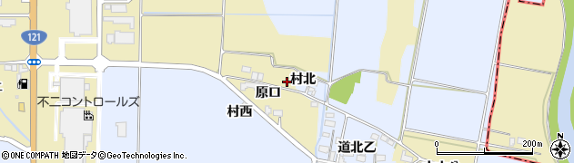 福島県湯川村（河沼郡）浜崎（原口）周辺の地図