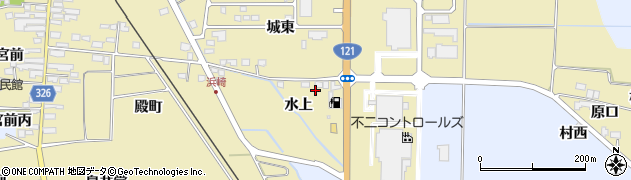 福島県湯川村（河沼郡）浜崎（水上）周辺の地図