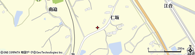 福島県南相馬市原町区江井仁坂112周辺の地図