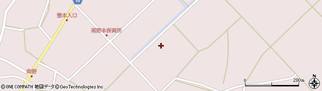 福島県西会津町（耶麻郡）尾野本（杉ノ下乙）周辺の地図