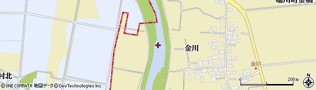 日橋川周辺の地図