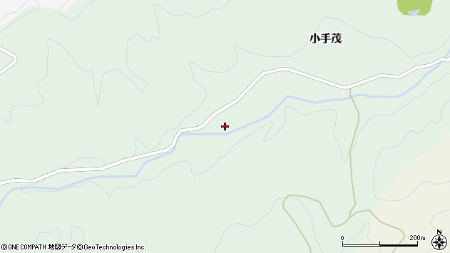 〒959-4525 新潟県東蒲原郡阿賀町小手茂の地図