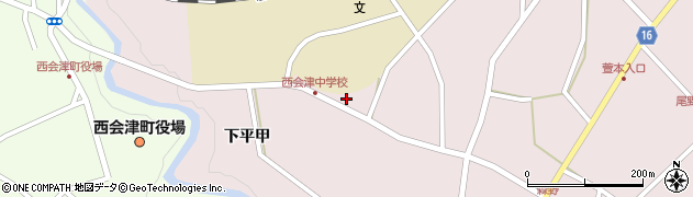 福島県西会津町（耶麻郡）尾野本（宮北）周辺の地図