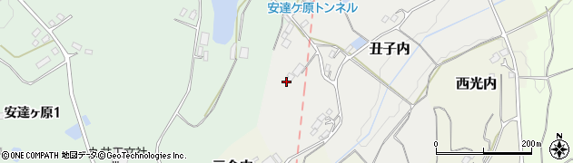 福島県二本松市丑子内160周辺の地図