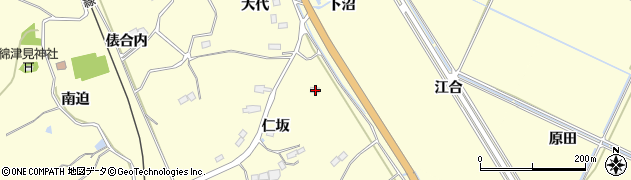 福島県南相馬市原町区江井仁坂139周辺の地図