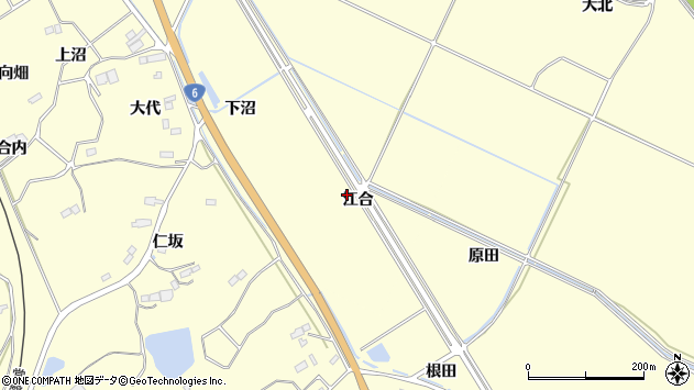 〒975-0047 福島県南相馬市原町区江井の地図