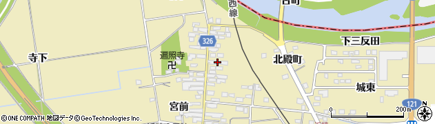 福島県湯川村（河沼郡）浜崎（湊町）周辺の地図