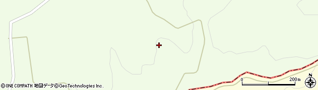 福島県川俣町（伊達郡）山木屋（向世戸山）周辺の地図