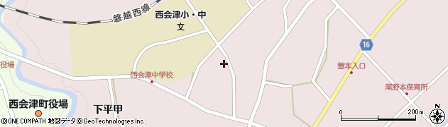 福島県西会津町（耶麻郡）尾野本（石田道甲）周辺の地図