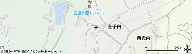 福島県二本松市丑子内135周辺の地図