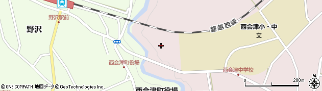 福島県西会津町（耶麻郡）尾野本（西原甲）周辺の地図