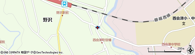 福島県西会津町（耶麻郡）野沢（下小屋上）周辺の地図