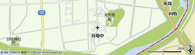 福島県喜多方市塩川町遠田（谷地中）周辺の地図