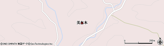 福島県二本松市戸沢（美女木）周辺の地図