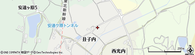 福島県二本松市丑子内415周辺の地図