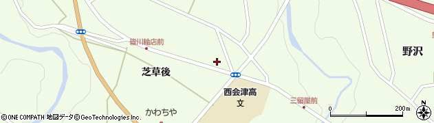 福島県耶麻郡西会津町野沢上條道西甲周辺の地図