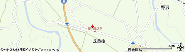 福島県西会津町（耶麻郡）野沢（浦道添甲）周辺の地図
