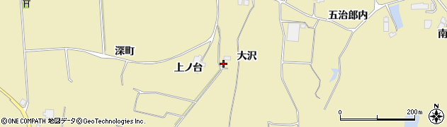 福島県南相馬市原町区鶴谷（大沢）周辺の地図