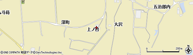 福島県南相馬市原町区鶴谷（上ノ台）周辺の地図