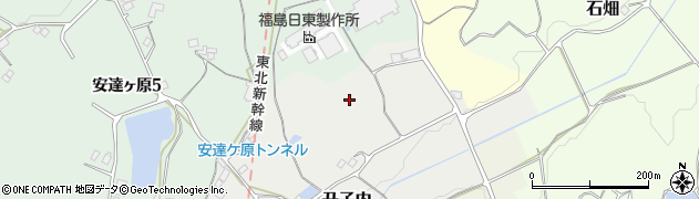 福島県二本松市丑子内周辺の地図
