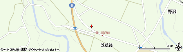 福島県西会津町（耶麻郡）野沢（浦道添）周辺の地図