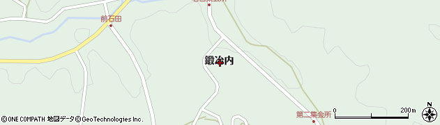 福島県二本松市太田鍛冶内周辺の地図