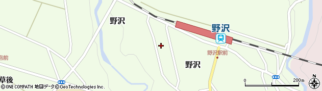 福島県西会津町（耶麻郡）野沢（上原下乙）周辺の地図