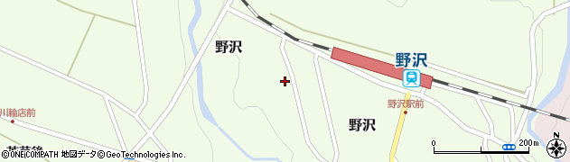 福島県西会津町（耶麻郡）野沢（上原下）周辺の地図