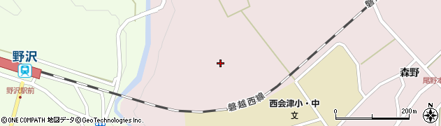 福島県西会津町（耶麻郡）尾野本（糠塚前甲）周辺の地図