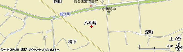 福島県南相馬市原町区鶴谷（八斗蒔）周辺の地図