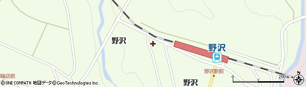 福島県西会津町（耶麻郡）野沢（上原）周辺の地図