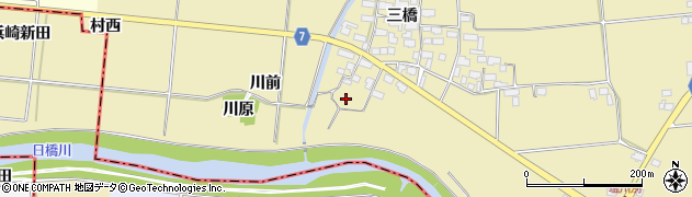 福島県喜多方市塩川町金橋館ノ内周辺の地図
